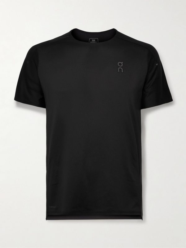 Performance-T Stretch Recycled-Jersey and Mesh T-Shirt