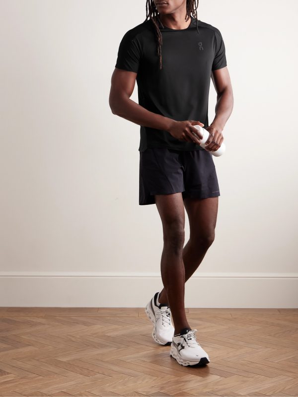 Performance-T Stretch Recycled-Jersey and Mesh T-Shirt - OU