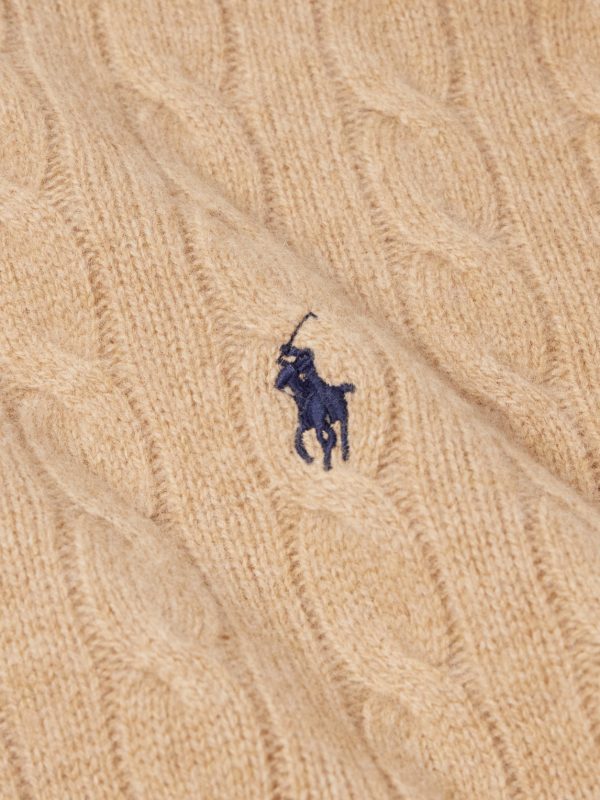 Cable-Knit Wool and Cashmere-Blend Rollneck Sweater - CU