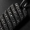 Chevron Titanium Diamond Pendant - CU Chevron Titanium Diamond Pendant - CU