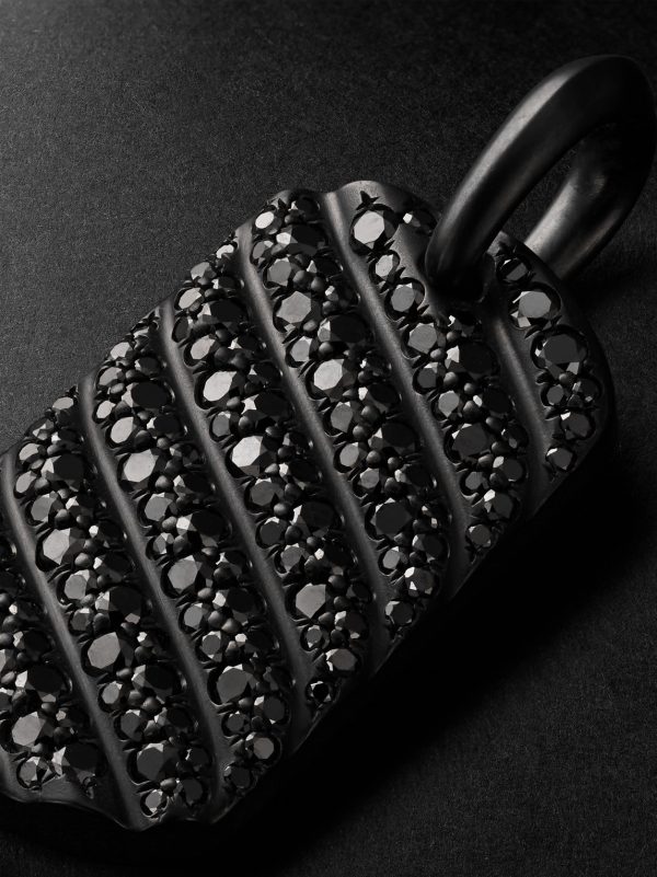 Chevron Titanium Diamond Pendant - CU Chevron Titanium Diamond Pendant - CU