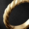 Sculpted Cable 18-Karat Gold Ring - CU Sculpted Cable 18-Karat Gold Ring - CU