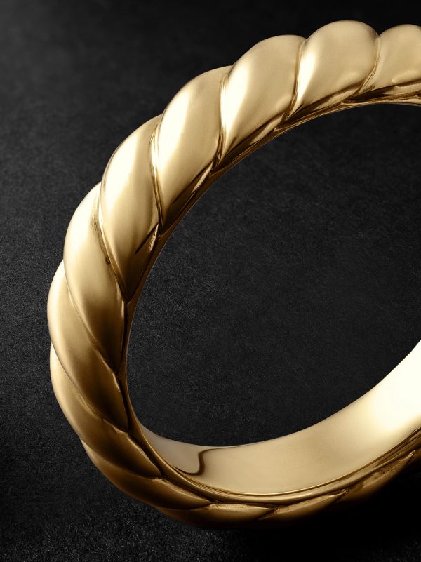 Sculpted Cable 18-Karat Gold Ring - CU Sculpted Cable 18-Karat Gold Ring - CU