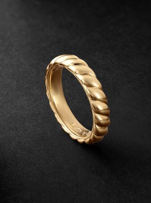 Sculpted Cable 18-Karat Gold Ring Sculpted Cable 18-Karat Gold Ring