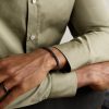Sculpted Cable Titanium Diamond Cuff - FR Sculpted Cable Titanium Diamond Cuff - FR