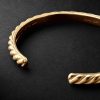 Sculpted Cable 18-Karat Gold Cuff - BK