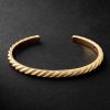 Sculpted Cable 18-Karat Gold Cuff