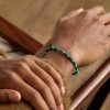 Spiritual Beads 18-Karat Gold, Malachite and Turquoise Beaded Bracelet - FR Spiritual Beads 18-Karat Gold, Malachite and Turquoise Beaded Bracelet - FR