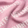 Oversized Logo-Intarsia Metallic Knitted Sweater - CU