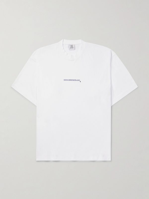 Printed Cotton-Jersey T-Shirt