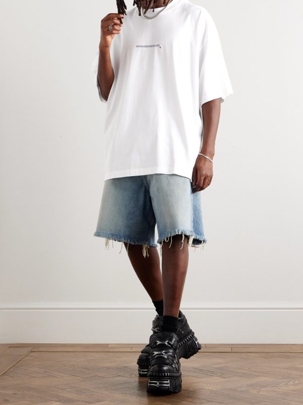 Printed Cotton-Jersey T-Shirt - OU