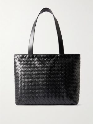 Avenue Small Intrecciato Leather Tote Bag