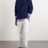 Logo-Embroidered Cotton-Jersey Sweatshirt - OU Logo-Embroidered Cotton-Jersey Sweatshirt - OU
