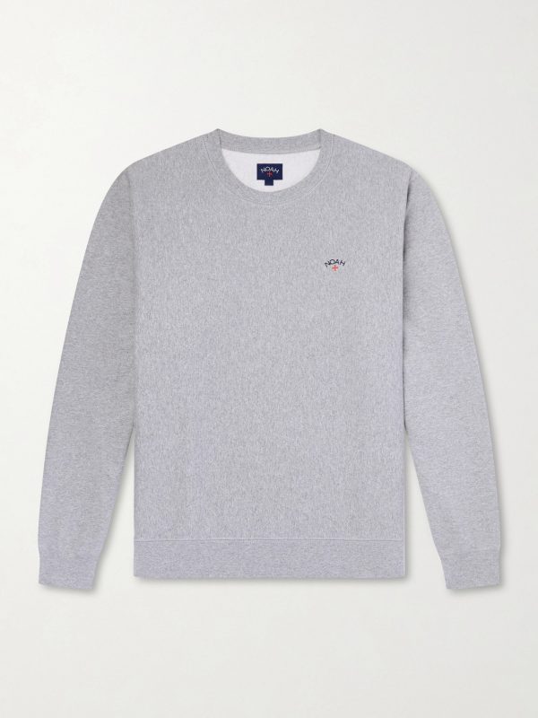 Logo-Embroidered Cotton-Jersey Sweatshirt Logo-Embroidered Cotton-Jersey Sweatshirt
