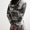 Kews Chaos Printed Jersey Hoodie - BK Kews Chaos Printed Jersey Hoodie - BK