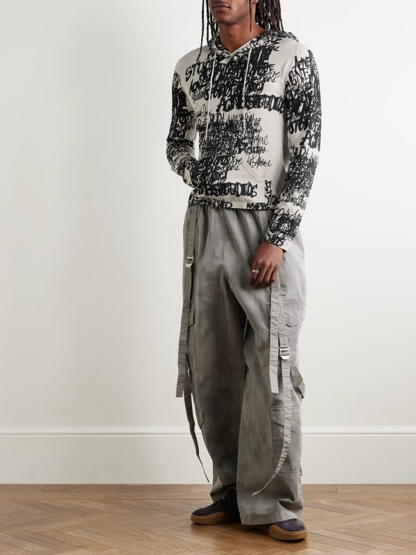 Kews Chaos Printed Jersey Hoodie - OU Kews Chaos Printed Jersey Hoodie - OU