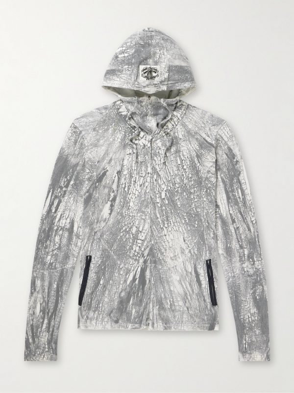 Appliquéd Printed Cotton-Jersey Zip-Up Hoodie Appliquéd Printed Cotton-Jersey Zip-Up Hoodie