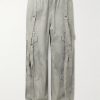 Probero Wide-Leg Organic Cotton-Twill Cargo Trousers Probero Wide-Leg Organic Cotton-Twill Cargo Trousers