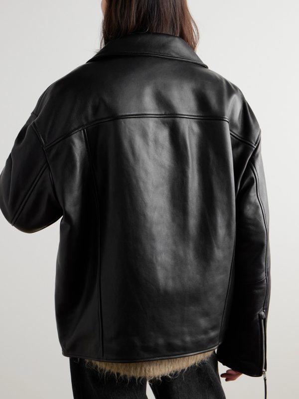 Leather Biker Jacket - BK Leather Biker Jacket - BK