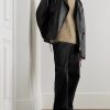 Leather Biker Jacket - OU Leather Biker Jacket - OU