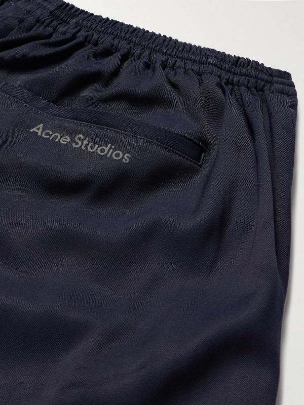 Wide-Leg Woven Sweatpants - CU
