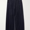 Wide-Leg Woven Sweatpants