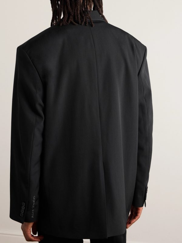 Juyliano Oversized Grain de Poudre Suit Jacket - BK Juyliano Oversized Grain de Poudre Suit Jacket - BK