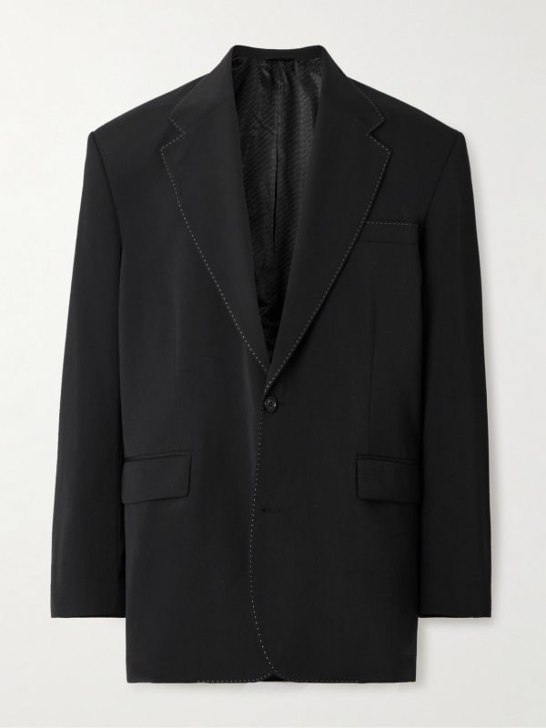 Juyliano Oversized Grain de Poudre Suit Jacket Juyliano Oversized Grain de Poudre Suit Jacket