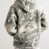 Printed Fleece Hoodie - BK