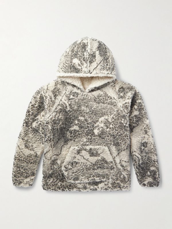 Printed Fleece Hoodie