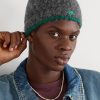 Logo-Embroidered Brushed Wool-Blend Beanie - OU Logo-Embroidered Brushed Wool-Blend Beanie - OU