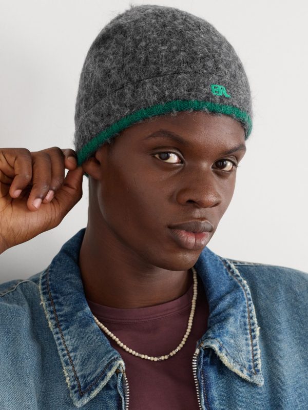 Logo-Embroidered Brushed Wool-Blend Beanie - OU Logo-Embroidered Brushed Wool-Blend Beanie - OU