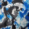 Skull Printed Padded Cotton-Twill Hooded Jacket - E1