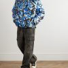 Skull Printed Padded Cotton-Twill Hooded Jacket - OU