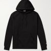 Chase Logo-Embroidered Cotton-Blend Jersey Hoodie