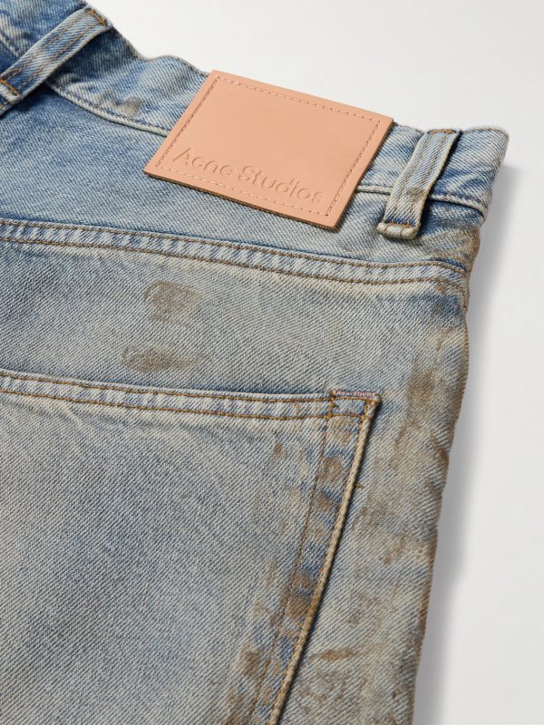 Straight-Leg Distressed Jeans - CU Straight-Leg Distressed Jeans - CU