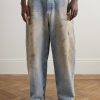 Straight-Leg Distressed Jeans - FR Straight-Leg Distressed Jeans - FR