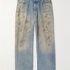 Straight-Leg Distressed Jeans Straight-Leg Distressed Jeans