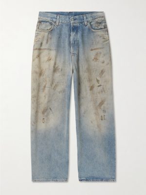 Straight-Leg Distressed Jeans Straight-Leg Distressed Jeans