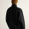 American Script Cotton-Blend Jersey Half-Zip Sweatshirt - BK