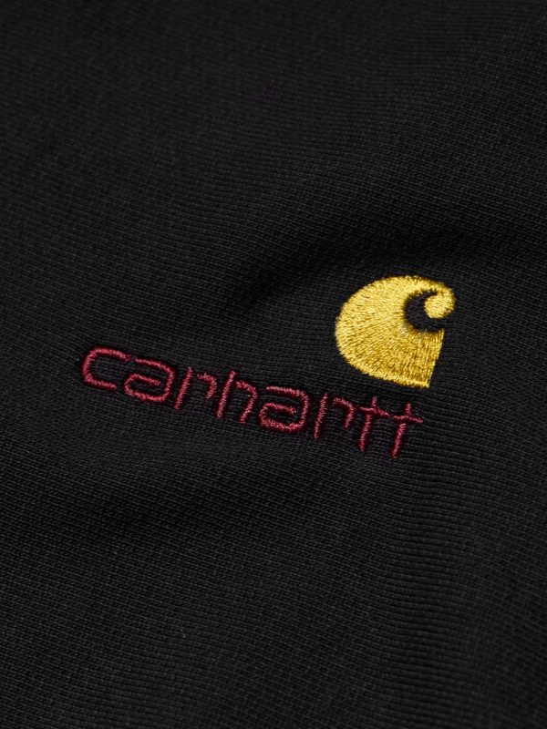American Script Cotton-Blend Jersey Half-Zip Sweatshirt - CU