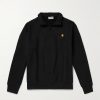 American Script Cotton-Blend Jersey Half-Zip Sweatshirt