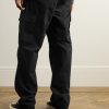 Straight-Leg Cotton-Ripstop Cargo Trousers - BK
