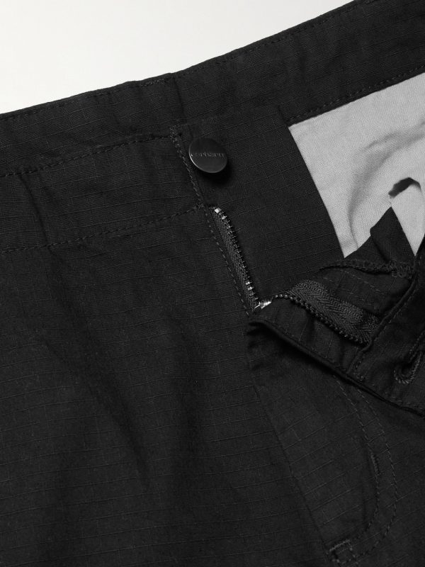 Straight-Leg Cotton-Ripstop Cargo Trousers - E1