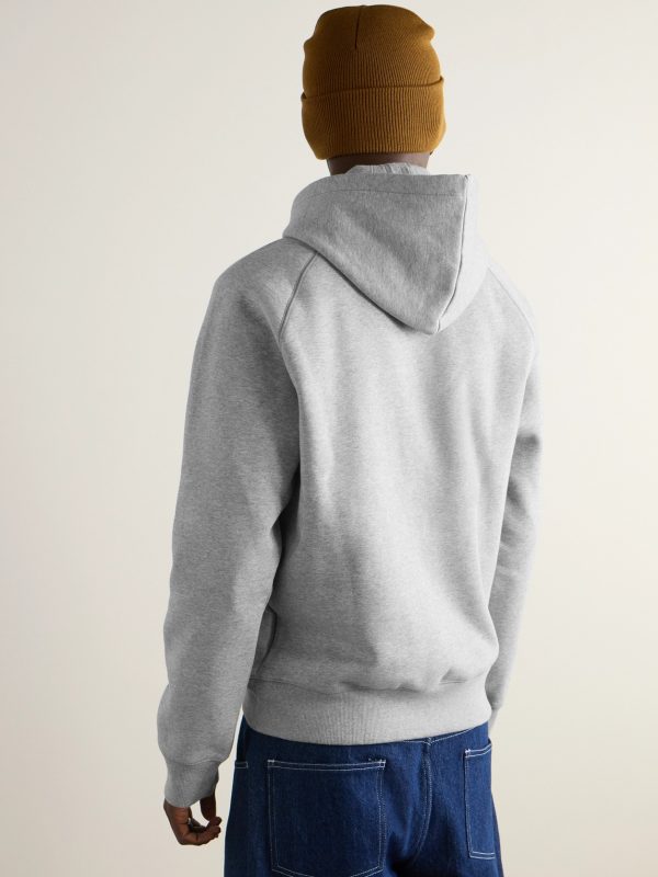 Chase Logo-Embroidered Cotton-Blend Jersey Hoodie - BK Chase Logo-Embroidered Cotton-Blend Jersey Hoodie - BK
