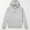 Chase Logo-Embroidered Cotton-Blend Jersey Hoodie Chase Logo-Embroidered Cotton-Blend Jersey Hoodie