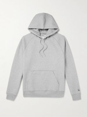 Chase Logo-Embroidered Cotton-Blend Jersey Hoodie Chase Logo-Embroidered Cotton-Blend Jersey Hoodie