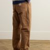 Double Knee Straight-Leg Cotton-Canvas Carpenter Trousers - BK Double Knee Straight-Leg Cotton-Canvas Carpenter Trousers - BK
