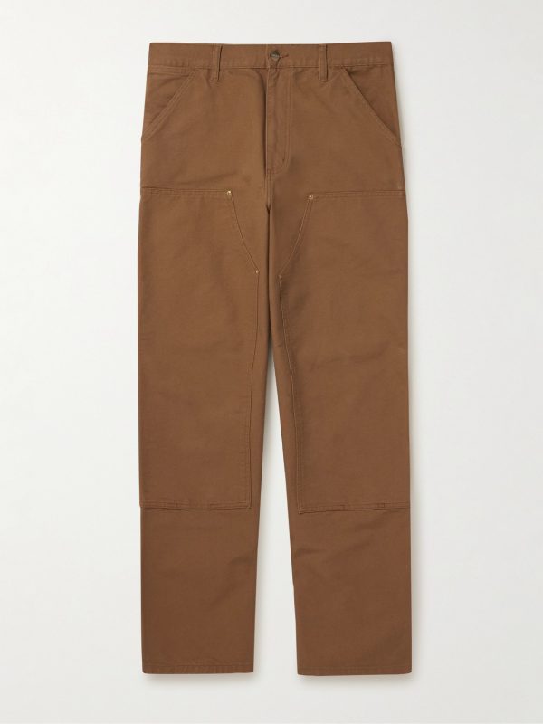 Double Knee Straight-Leg Cotton-Canvas Carpenter Trousers Double Knee Straight-Leg Cotton-Canvas Carpenter Trousers