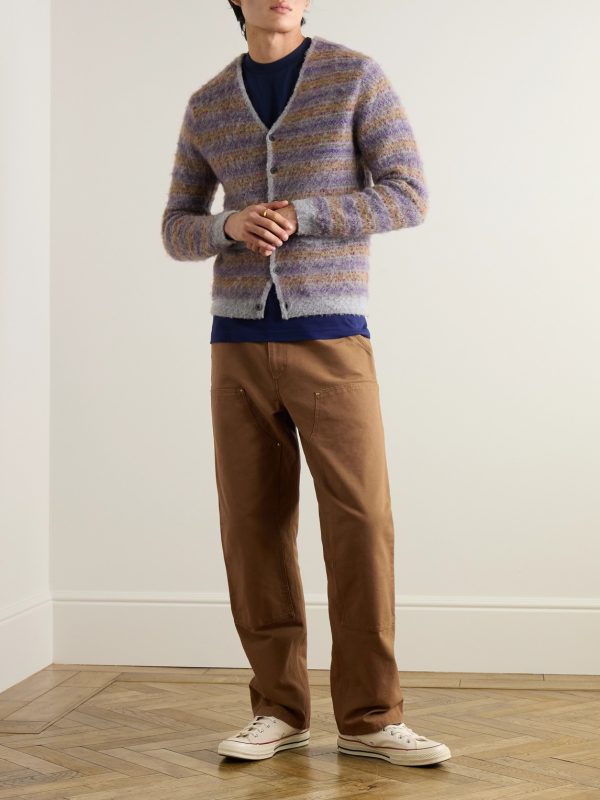 Double Knee Straight-Leg Cotton-Canvas Carpenter Trousers - OU Double Knee Straight-Leg Cotton-Canvas Carpenter Trousers - OU